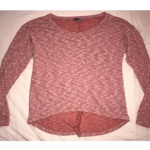 PINK MARLED SHIRT WITH POCKET